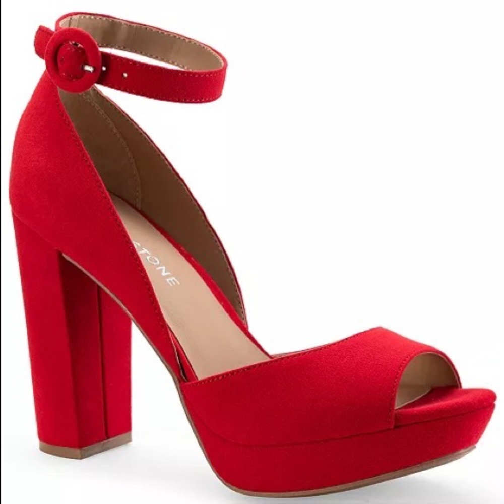 Reeta Block-Heel Platform Sandals
